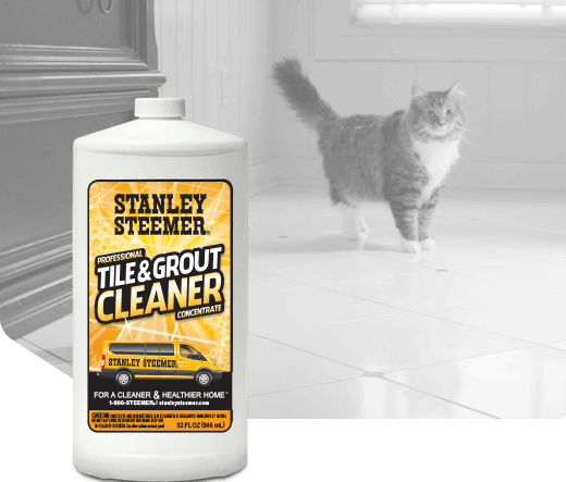Bottle of Stanley Steemer Tile and Grout Cleaner